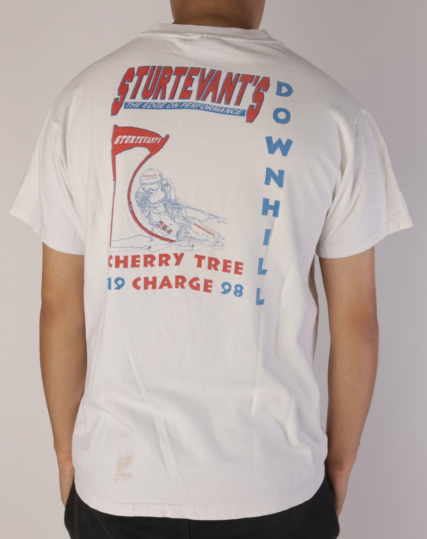 SS 1998 Sturtevant's Skiing T-Shirt Size M