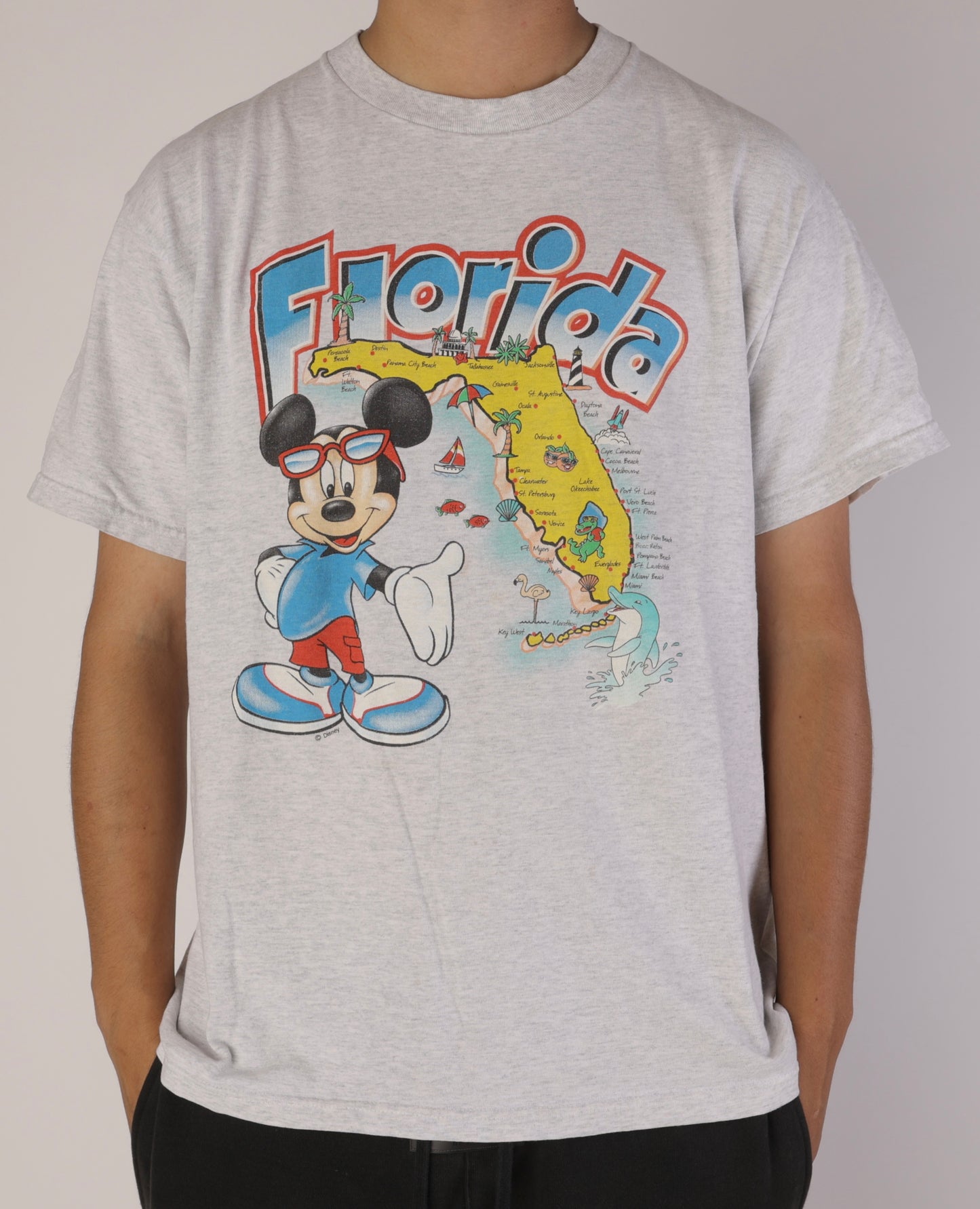 90's Mickey Florida T-Shirt Size L