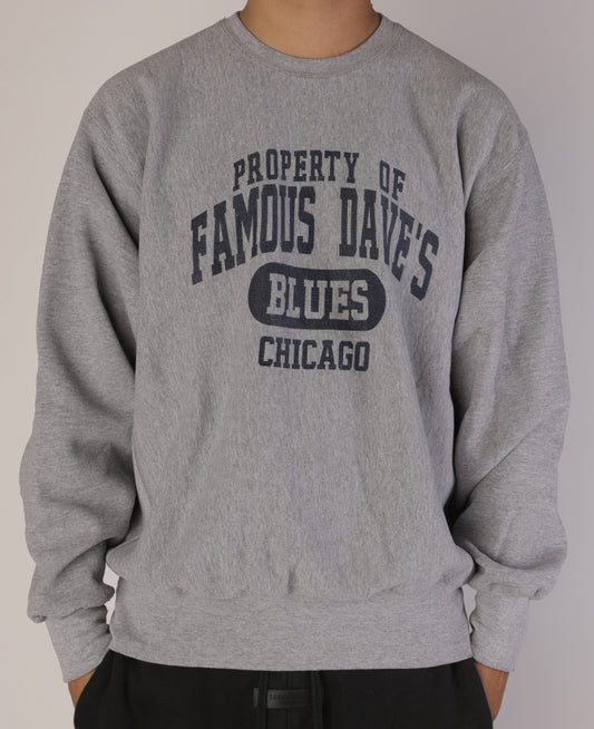 90's Famous Dave's Blues Chicago Crewneck Size L